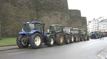 Protesta masiva de tractores contra el acuerdo UE-Mercosur
