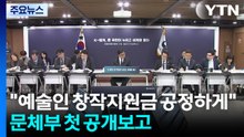 "예술인 창작지원금 공정하게"...문체부 첫 공개 업무보고 / YTN