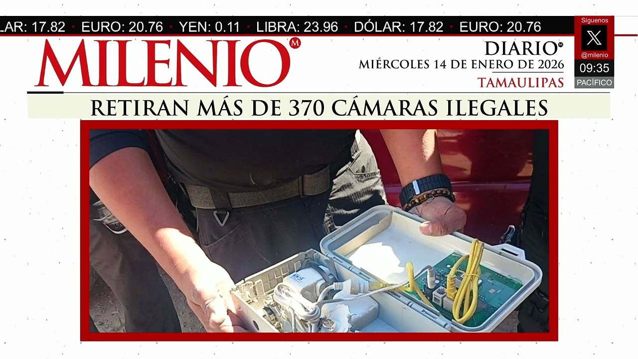 Guardia Estatal desmantela más de 370 cámaras irregulares en Tamaulipas