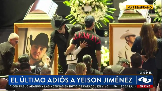 El último adiós al Aventurero : El desgarrador gesto de la viuda de Yeison Jiménez en su homenaje póstumo
