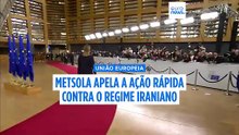 Exclusivo: presidente do Parlamento Europeu apela a ação rápida contra o regime iraniano que está "nas últimas"