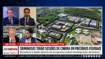 Governo leva cinema a presídios federais com entrega de 40 smart TVs