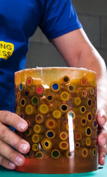 Bamboo + Epoxy Drink Holder #fblifestyle