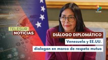 Pdta. encargada Delcy Rodríguez  sostuvo conversación telefónica con su homólogo de EE.UU.