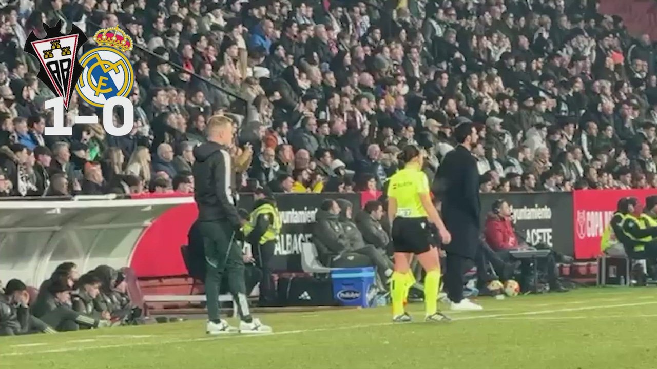 La reacción de Arbeloa a los tres goles del Albacete al Real Madrid