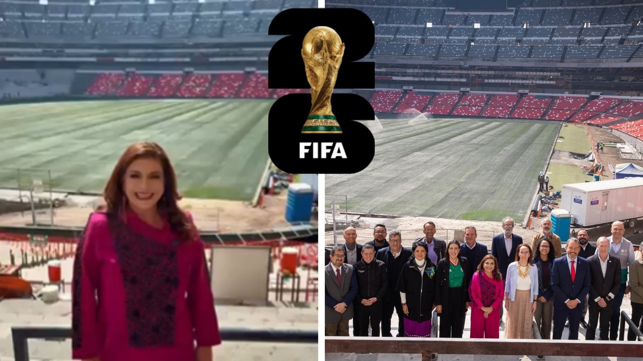 Clara Brugada presume avances y remodelaciones del Estadio Azteca rumbo al Mundial 2026
