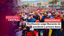 Pueblo venezolano continúa en las calles exigiendo la liberación del Pdte. Maduro