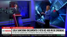 Orçamento 2026 Sancionado: Lula veta R$ 393 milhões em emendas