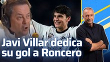 Javi VILLAR DEDICA a RONCERO al escuchar su gol contra el REAL MADRID: "Es un MÁQUINA, me sigue en INSTAGRAM..."