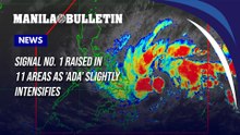 Signal No. 1 raised in 11 areas as 'Ada' slightly intensifies