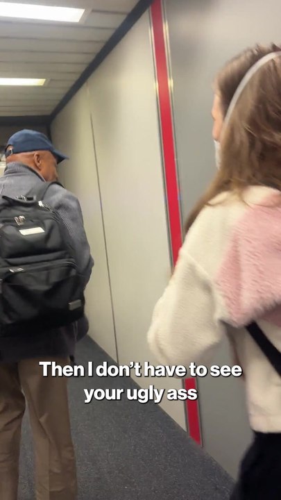 Eric Adams tells heckler ‘go f–k yourself’ as ex-NYC mayor gets booed at airport