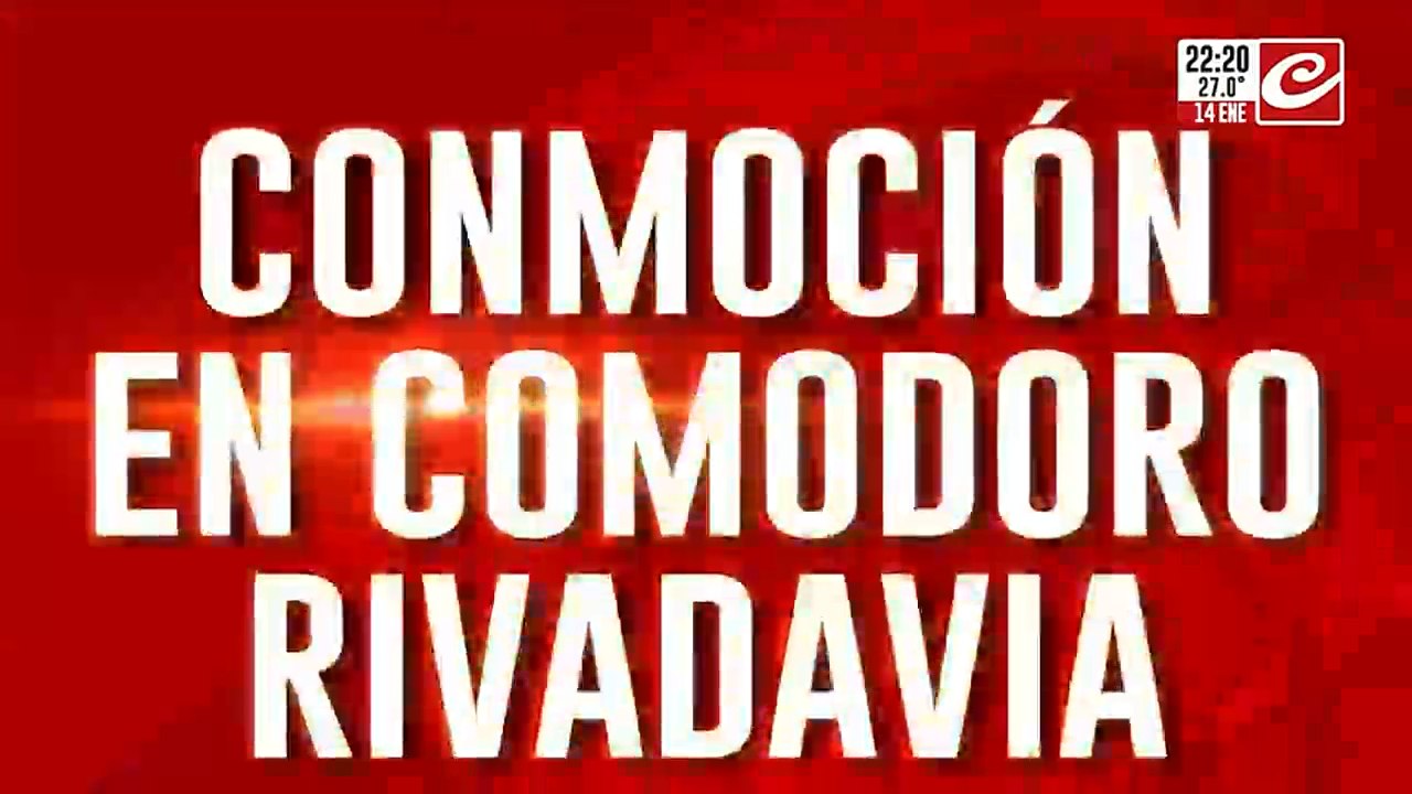 Conmoción en Comodoro Rivadavia