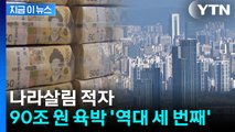 나라살림 적자 '역대 세 번째'...국가채무 1,289조 [지금이뉴스] / YTN