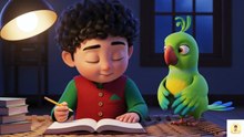 Toot Batoot Aur Mian Mittho 🦜| واہ میاں مِٹّھو تیرے ٹھاٹھ | Urdu Kids Poem | Sunehre Din