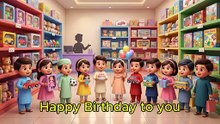 Happy Birthday Song for Kids 🎂 | 12 Months Birthday Song | ہیپی برتھ ڈے ٹو یو | Sunehre Din