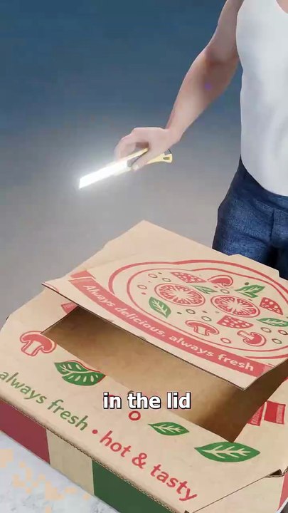 How A Pizza Box Becomes An Oven
