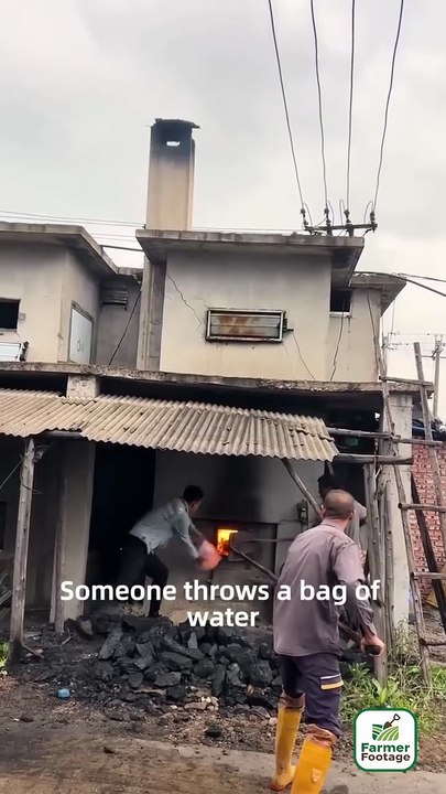 Quickly clean chimney.
