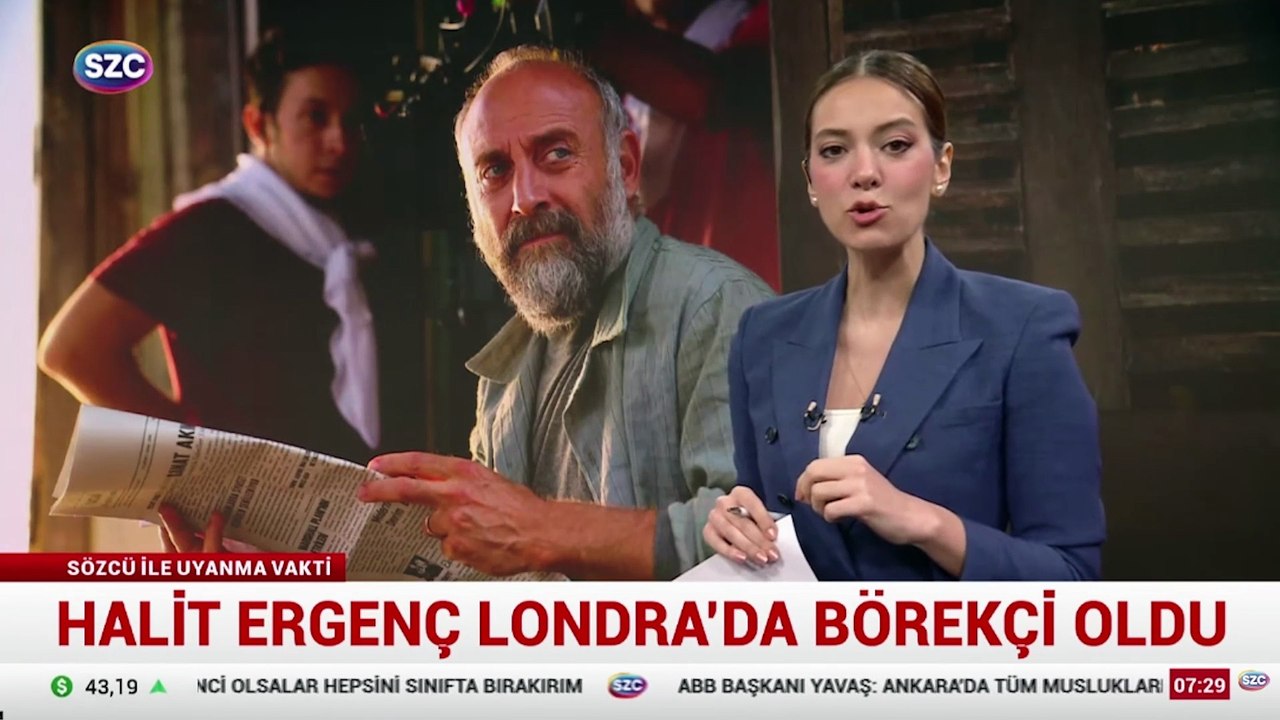 Halit Ergenç Londra'da börekçi oldu