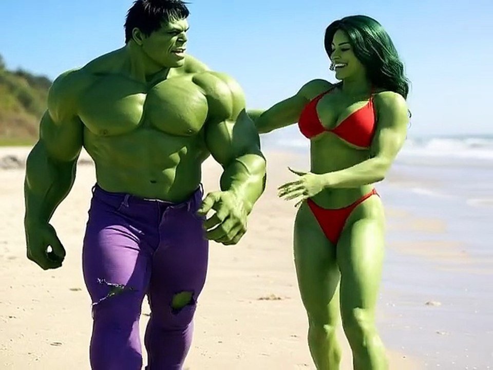 HULK NA PRAIA DE COPACABANA