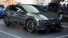 Kia EV4 GT Exterior Design in Penta metal at Brussels Motor Show 2026