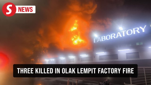 Blaze kills three, destroys two factories in Banting industrial area