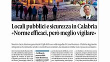 Rassegna stampa 15-01-2026 edizioni Calabria