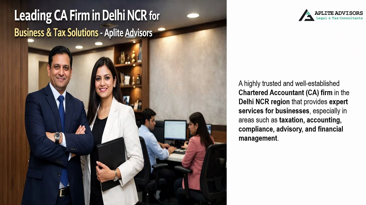 Leading CA Firm in Delhi NCR for Business & Tax Solutions - Aplite Advisors