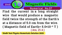 Find the current in a long straight wire that would produce a magnetic field twice the strength of the Earth's at a distance of 5.0 cm from the wire.Magnetic field of Earth= 5.0×10^-5 T