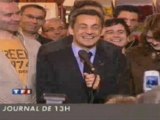Sarkozy à Rungis