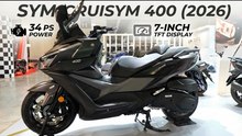 2026 SYM Cruisym 400 bringt 37 Nm & modernes TFT-Display
