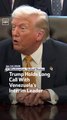 Trump Holds Long Call With Venezuela’s Interim Leader