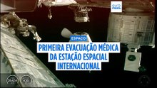 Pela primeira vez na história, astronautas tiveram de ser retirados da Estação Espacial Internacional devido a doença