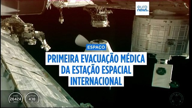 Pela primeira vez na história, astronautas tiveram de ser retirados da Estação Espacial Internacional devido a doença