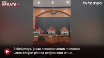 Hakim Vonis Laras Faizati Bersalah, Pidana 6 Bulan tanpa Bui