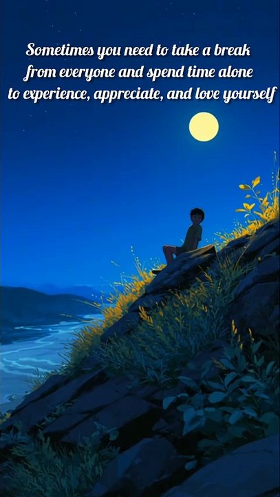 Alone but not lonely ☺️