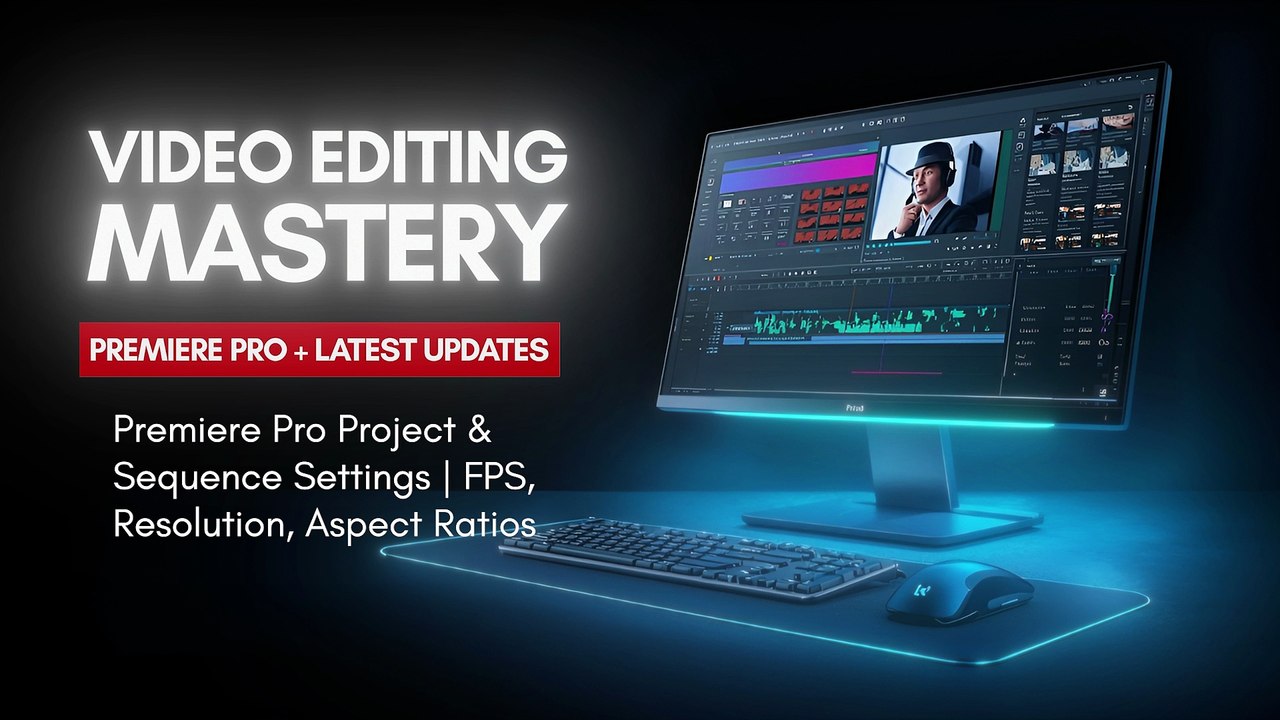 Adobe Premiere Pro 2026: Beginner - Project Setup & Sequence Settings