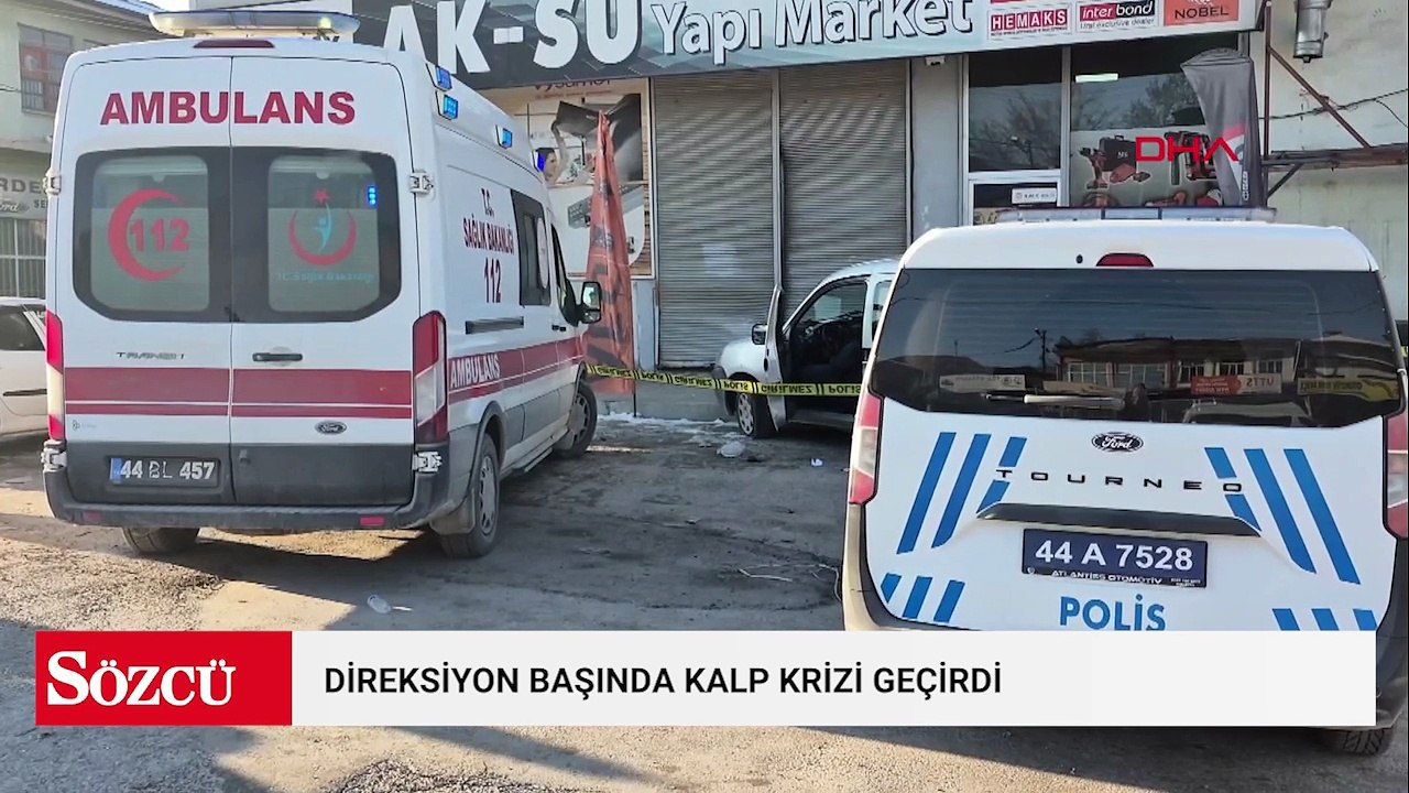 Direksiyon başında kalp krizi geçirip öldü: O anlar kamerada