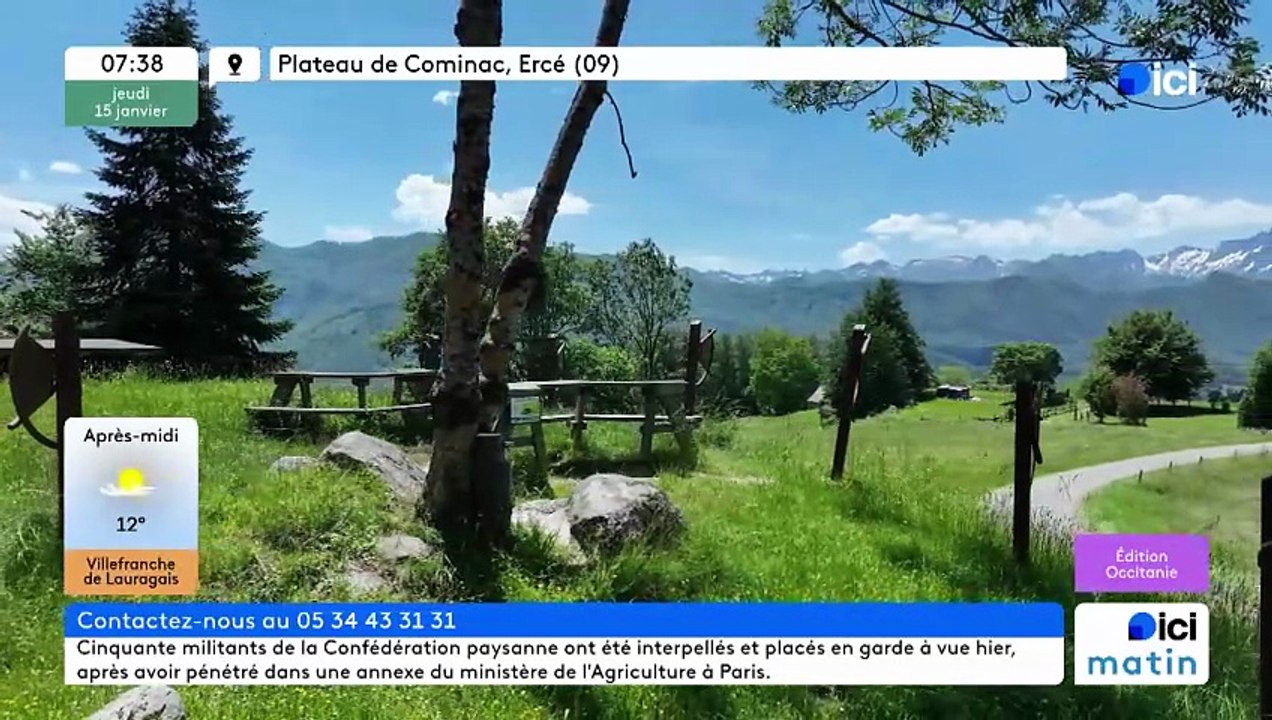 15/01/2026 - ici matin par ici Occitanie en vidéo