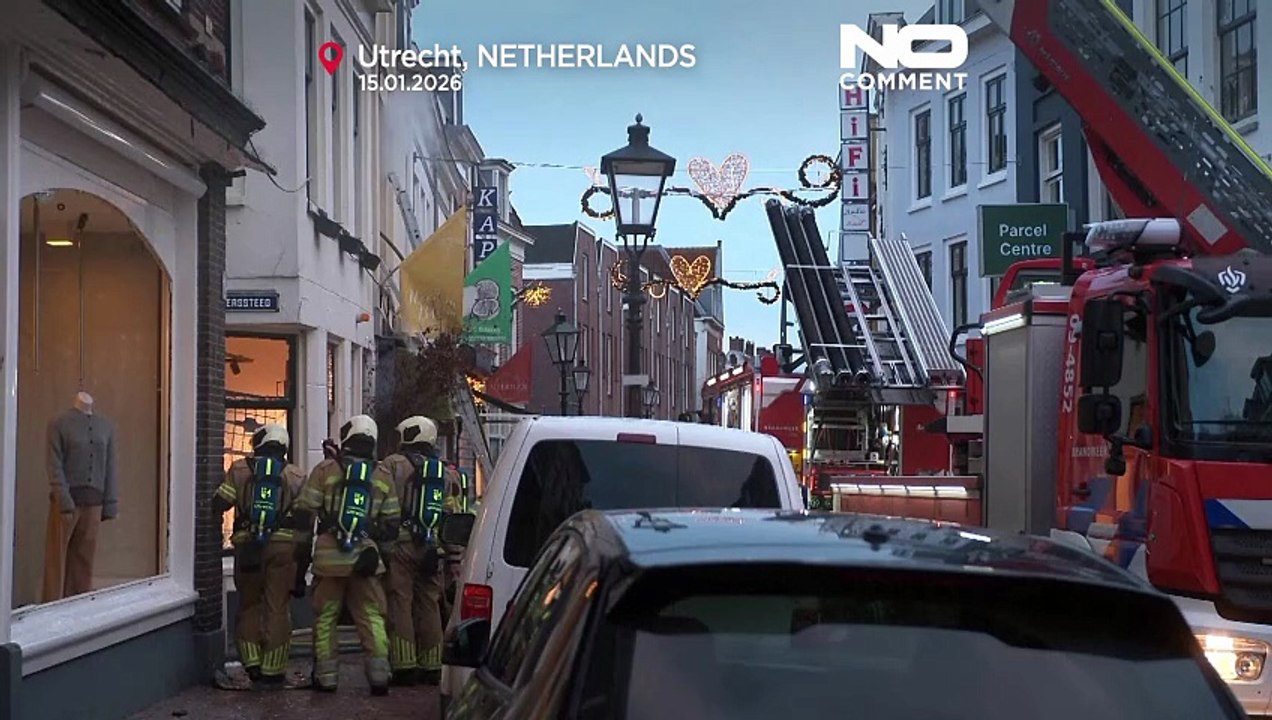 Niederlande: Gasleck löst Explosion und Brand in Utrechts Innenstadt aus