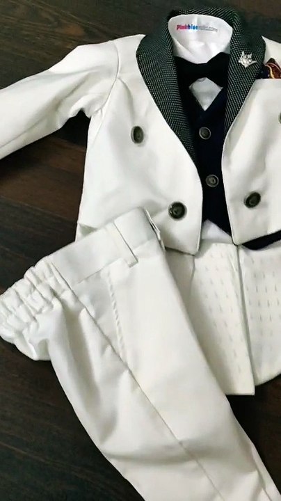 Handmade Baby White Tailcoat Outfit | ClosetByDia Etsy Shop