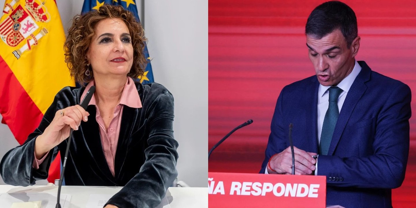 María Jesús Montero se marca un 'Pedro Sánchez' en su rueda de prensa: "¡Nos vamos a comer!"