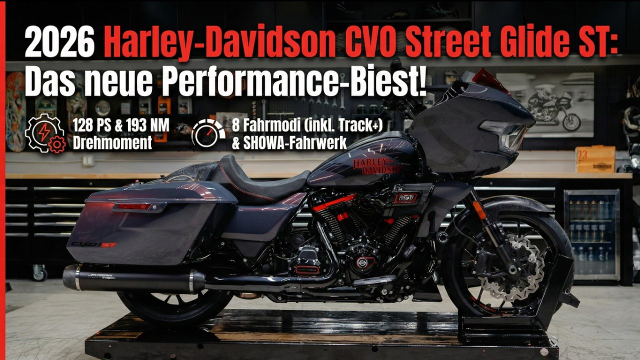Batwing-Bagger reloaded: 2026 Harley-Davidson CVO Street Glide ST vorgestellt