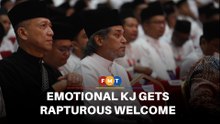 Emotional KJ gets rapturous welcome at Umno Youth AGM
