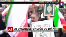 El gobierno de Estados Unidos evalúa la situación en Irán y no descarta una posible acción militar