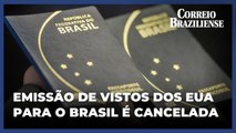 EUA congelam emissão de vistos de imigrantes para brasileiros e mais 74 países