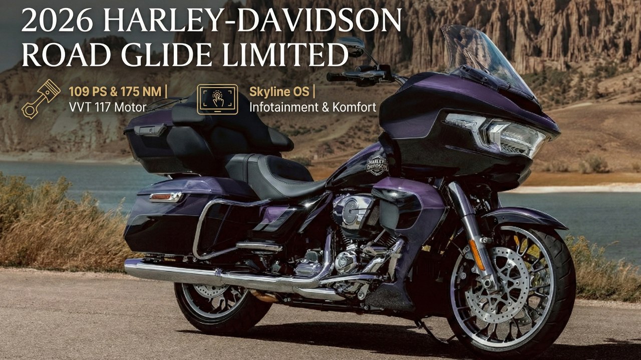 2026 Harley-Davidson Road Glide Limited Technik & Komfort