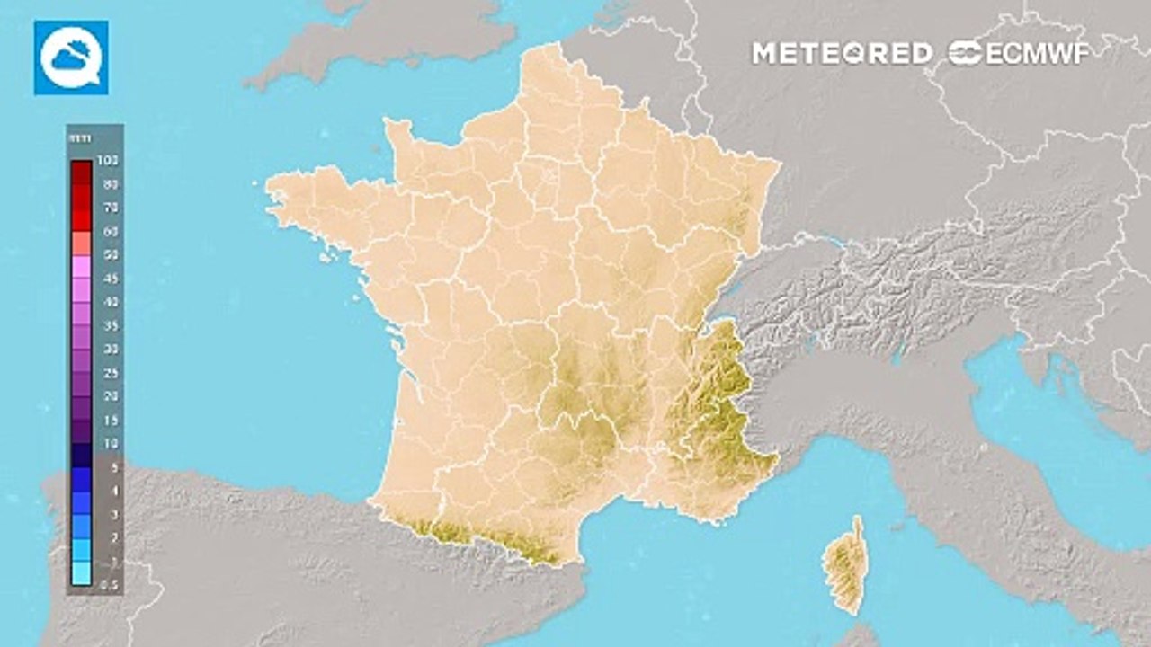 De la pluie parfois en quantité