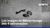 Les images de l'amerrissage des quatre astronautes ayant prématurément quitté l'ISS pour raison médicale