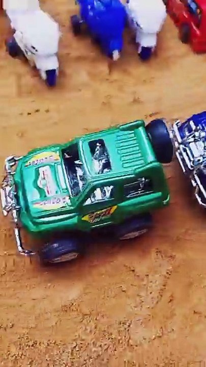Funny video, cars fall into a hole