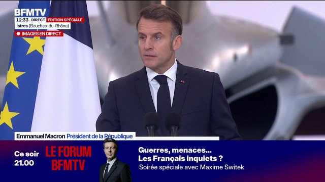 Vœux d’Emmanuel Macron aux armées: “Nous n’avons pas attendu l’invasion de l'Ukraine pour initier ce réarmement,” affirme le président de la République